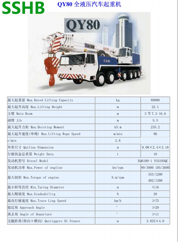 QY80ȫҺ����܇���ؙC